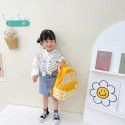 Bags kindergarten student schoolbag new Korean fashion lattice ins male and female baby foreign style travel backpack