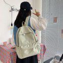 Japanese Harajuku ulzzang simple and versatile solid color student schoolbag female Korean Mori literature and art girl Backpack