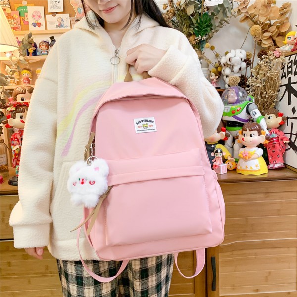 Manufacturer wholesale Korean version leisure backpack women's large capacity versatile college student schoolbag outdoor travel backpack