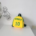  new summer fashion letter backpack cute sportswear children's backpack Princess canvas contrast bag