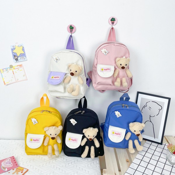 Amazon cross border new children's bag cute bear rucksack kindergarten schoolbag trendy baby backpack