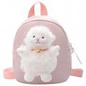 Children's bag  autumn new double shoulder bag lovely lamb baby backpack foreign style schoolbag for boys and girls
