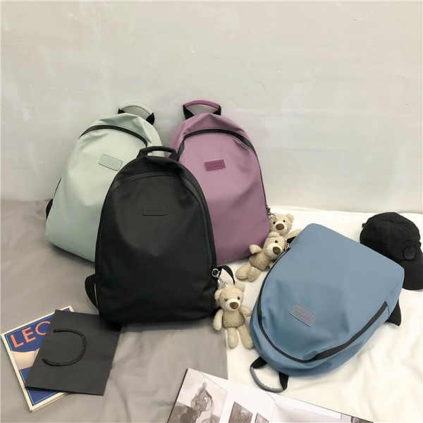 Schoolbag female Korean version high school students simple and versatile backpack junior middle school students Sen Department backpack men  new trend