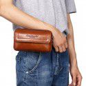 Men's leather mobile phone bag 6 