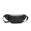 2020 new top leather waist bag men's leather chest bag messenger bag mobile phone bag multifunctional Korean single shoulder bag 