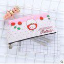 Creative and lovely stationery rabbit pu men's and women's stationery box storage bag children's students' learning three-dimensional pencil bag