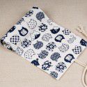 Creative Japanese style and wind cat canvas pen curtain pen bag 12 24 36 large capacity sketch color lead roll pen bag