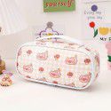 Large capacity girl's pencil bag  new popular stationery box ins cartoon pencil box for Japanese girls and primary school students