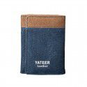 Korean canvas retro student Style Men's wallet short 30% off wallet men's change card bag spot wholesale