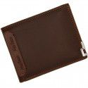 Menbense new men's wallet short multifunctional fashion leisure iron edge draw card wallet directly supplied by the manufacturer