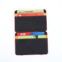 Cross border Korean horizontal Magic Wallet men's creative cross pattern color matching credit card bag card cover large card holder