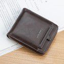 New leisure men's wallet large capacity retro insert card multifunctional short 30% discount zero wallet factory direct sales