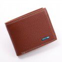 New cross-border men's business multi Card Wallet spot wholesale PU leather waterproof horizontal version short wallet customized by manufacturers