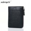 Cross border special for  new Korean fashion leisure Pu men's wallet RFID zipper multi card slot short Wallet