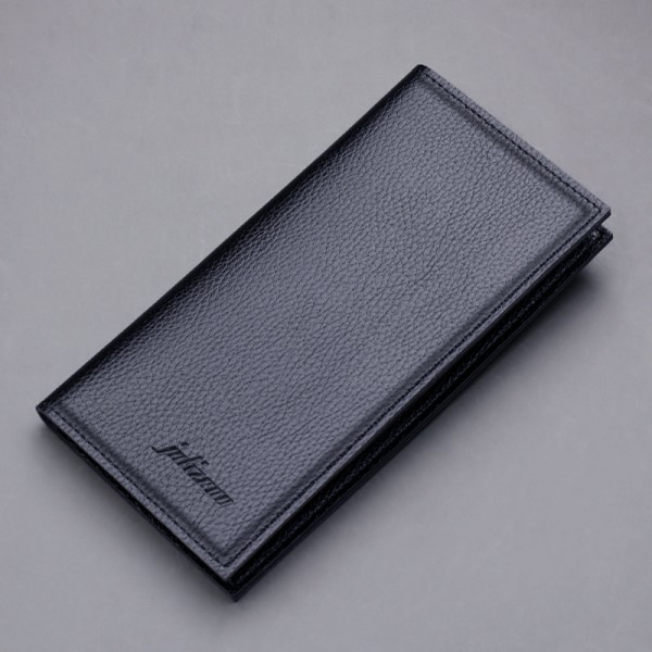 Long wallet slim men's wallet multi card soft leather lychee pattern simple men's wallet menwallet 
