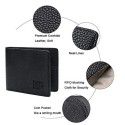 European and American new men's first layer leather wallet RFID ultra-thin simple creative coin bag manufacturer customized direct sales