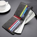  new men's wallet retro horizontal wallet leisure multifunctional short student ticket clip wholesale