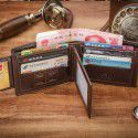 Men's wallet European and American style foreign trade wallet card insert certificate short Money Wallet express wallet manufacturer direct sales