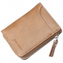 Baellerry men's short wallet Korean zipper multifunctional wallet large capacity multi card position zero wallet men