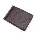 Manufacturer direct selling PU leather head bird pattern short men's wallet horizontal US dollar clip in stock can be customized for Yiwu wholesale