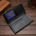 Men's Long Wallet Korean version multi card slot iron wallet spot multi-color fashion contrast color Wallet