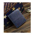 Origin source of goods men's wallet short horizontal style European and American retro wallet thin style multi card position 20% discount wallet wholesale