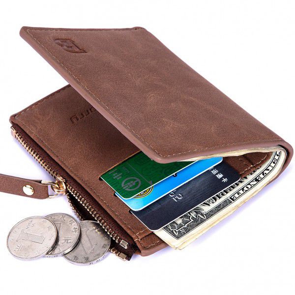 Wallet men's wallet men's wholesale wallet US dollar bag spot new wallet 	 Men's wallet factory