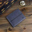 Origin source of goods men's wallet short horizontal style European and American retro wallet thin style multi card position 20% discount wallet wholesale