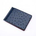 Manufacturer direct selling PU leather head bird pattern short men's wallet horizontal US dollar clip in stock can be customized for Yiwu wholesale