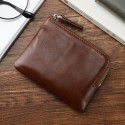 Wallet cross border men's first layer cowhide European and American key bag hand bag mini card bag small change wallet wholesale