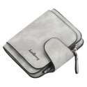 Baellerry Korean hot selling women's wallet multi card zipper short creative small wallet frosted pickup bag