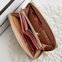 New women's purse medium and long zipper hand bag European and American style fashion foreign trade PU leather woven wallet zero wallet