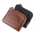 Wallet cross border men's first layer cowhide European and American key bag hand bag mini card bag small change wallet wholesale