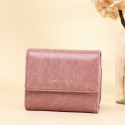 Zero wallet  new women's wallet short card bag wallet oil wax leather European and American wallet pure wholesale