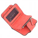 Baellerry Korean hot selling women's wallet multi card zipper short creative small wallet frosted pickup bag